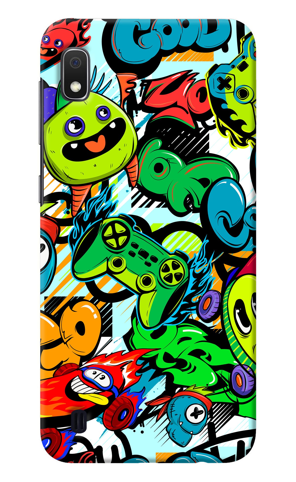 Game Doodle Samsung A10 Back Cover