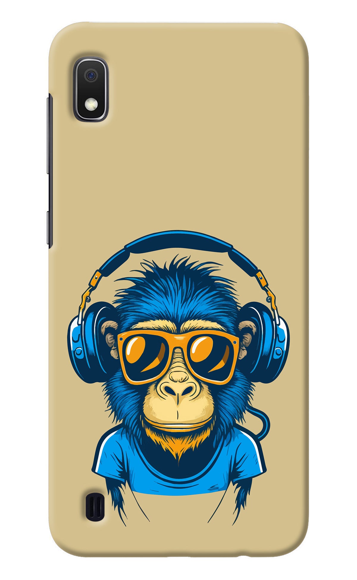 Monkey Headphone Samsung A10 Back Cover