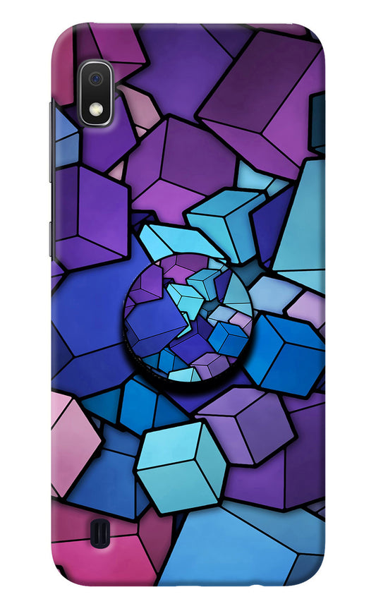 Cubic Abstract Samsung A10 Pop Case