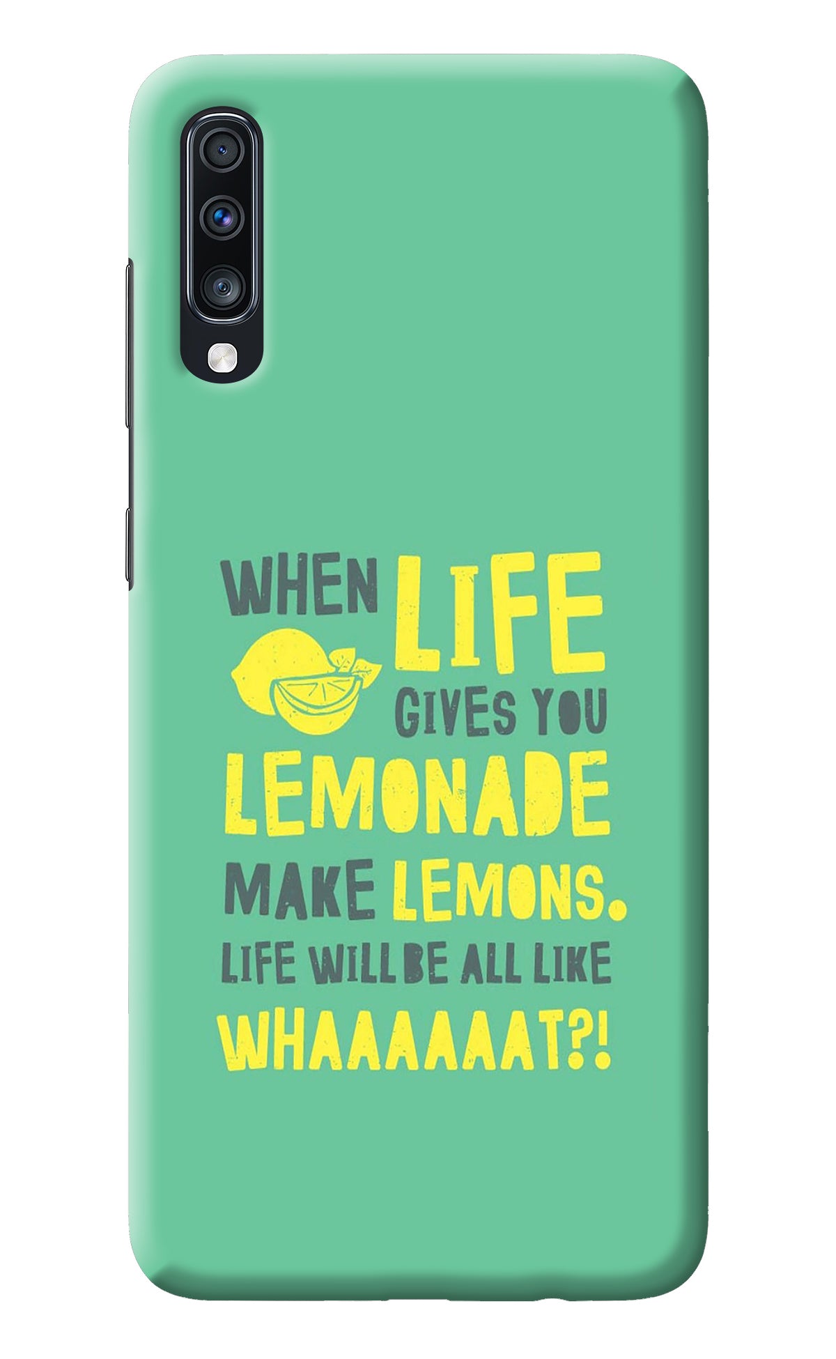 Quote Samsung A70 Back Cover