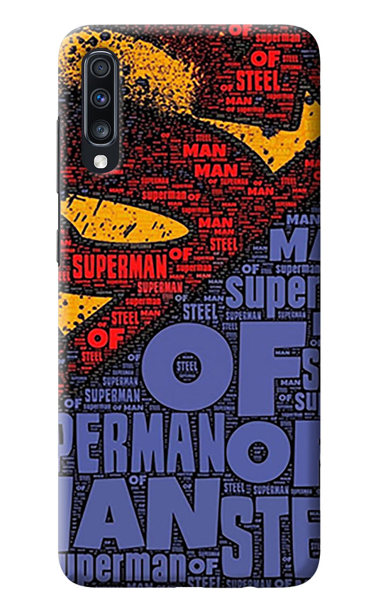 Superman Samsung A70 Back Cover