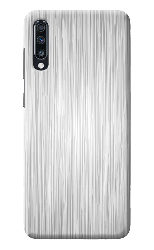 Wooden Grey Texture Samsung A70 Back Cover