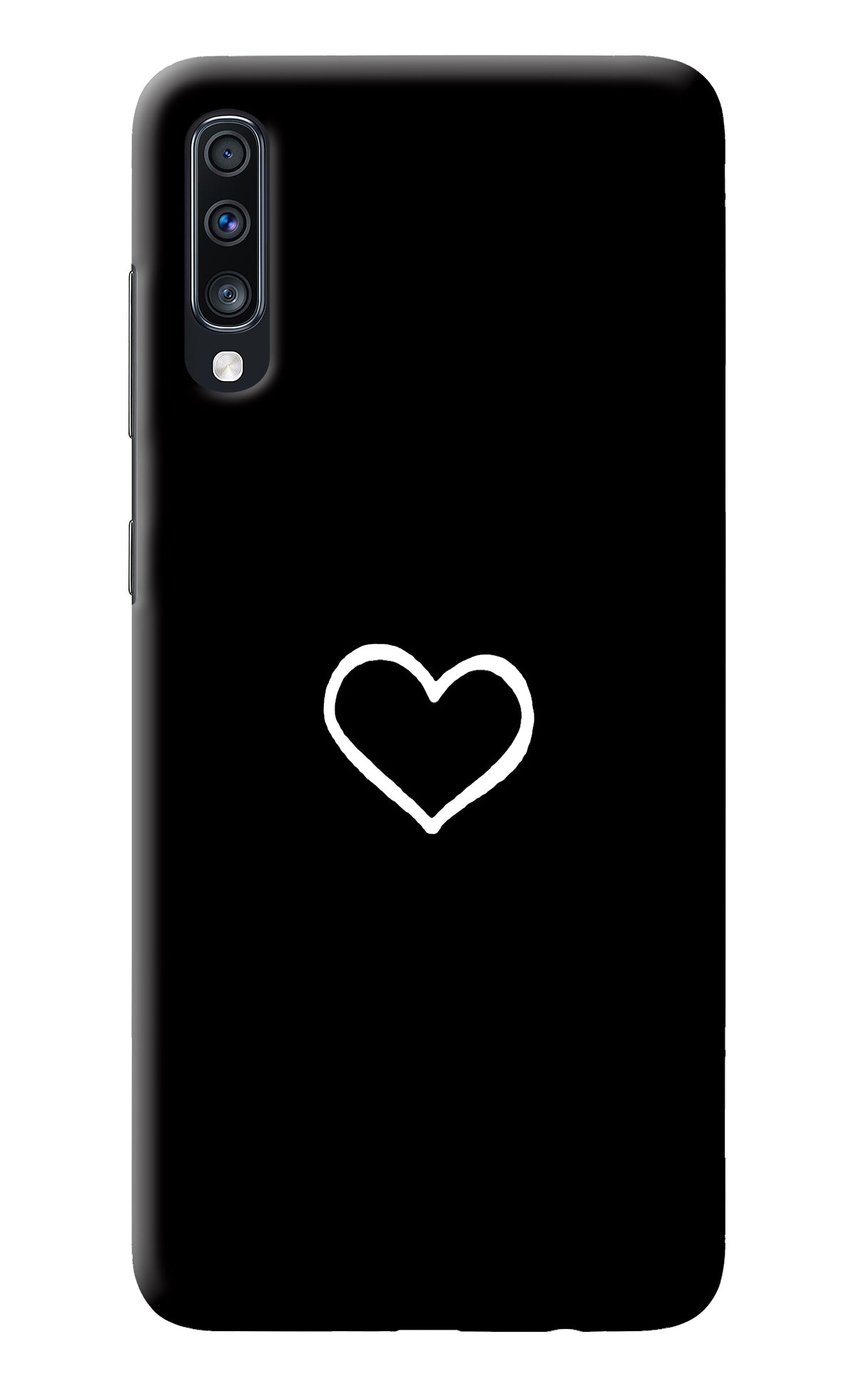 Heart Samsung A70 Back Cover