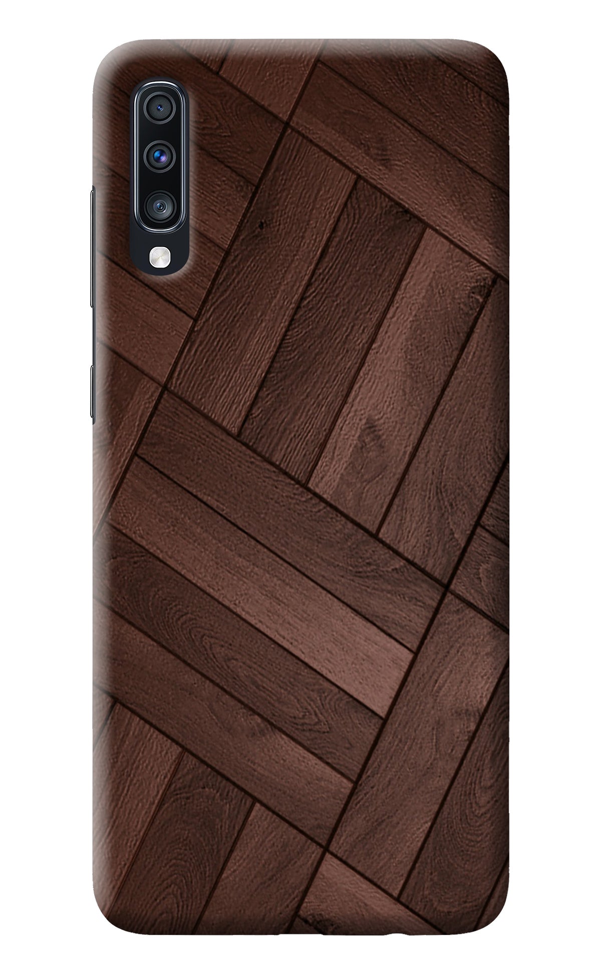 Wooden Texture Design Samsung A70 Back Cover