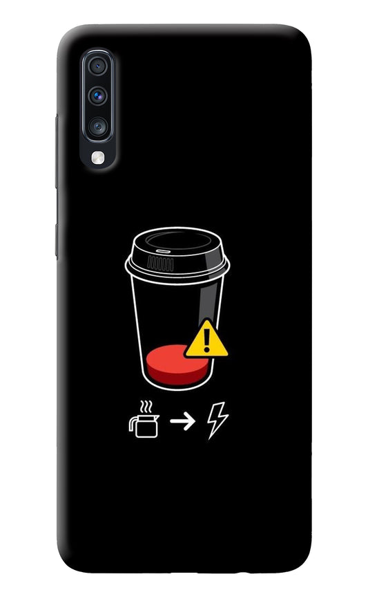 Coffee Samsung A70 Back Cover