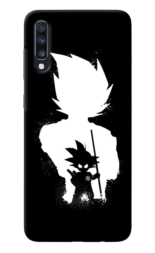 Goku Shadow Samsung A70 Back Cover