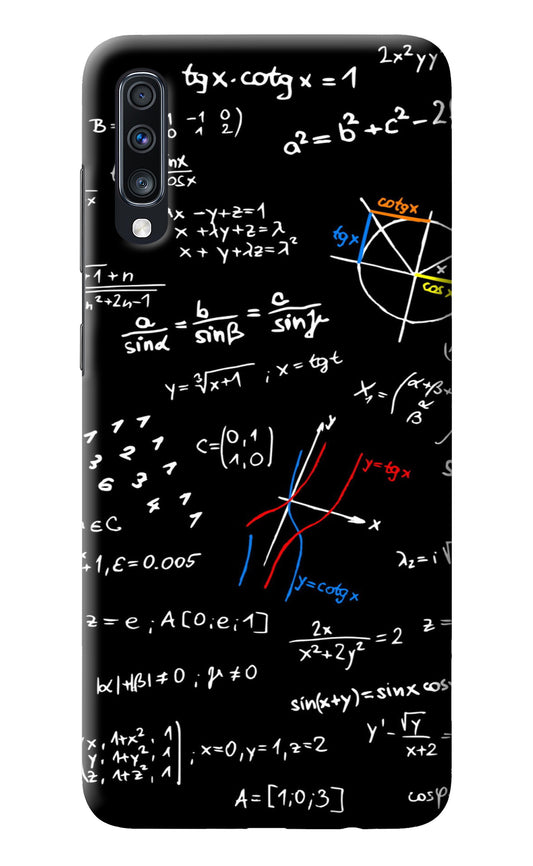 Mathematics Formula Samsung A70 Back Cover