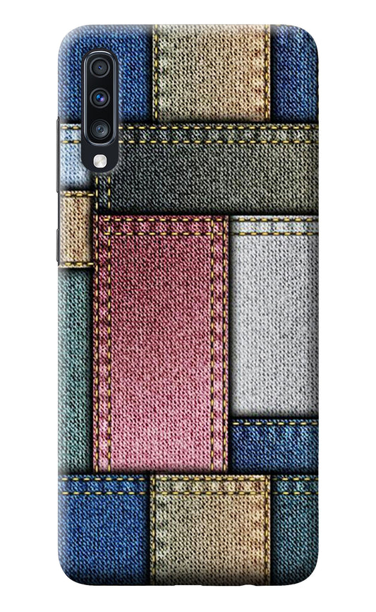 Multicolor Jeans Samsung A70 Back Cover