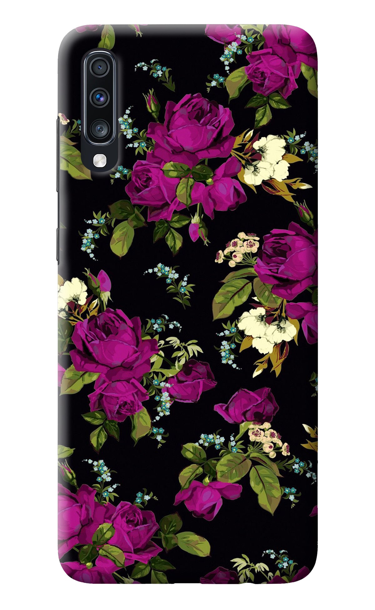 Flowers Samsung A70 Back Cover