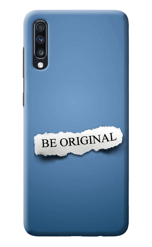 Be Original Samsung A70 Back Cover