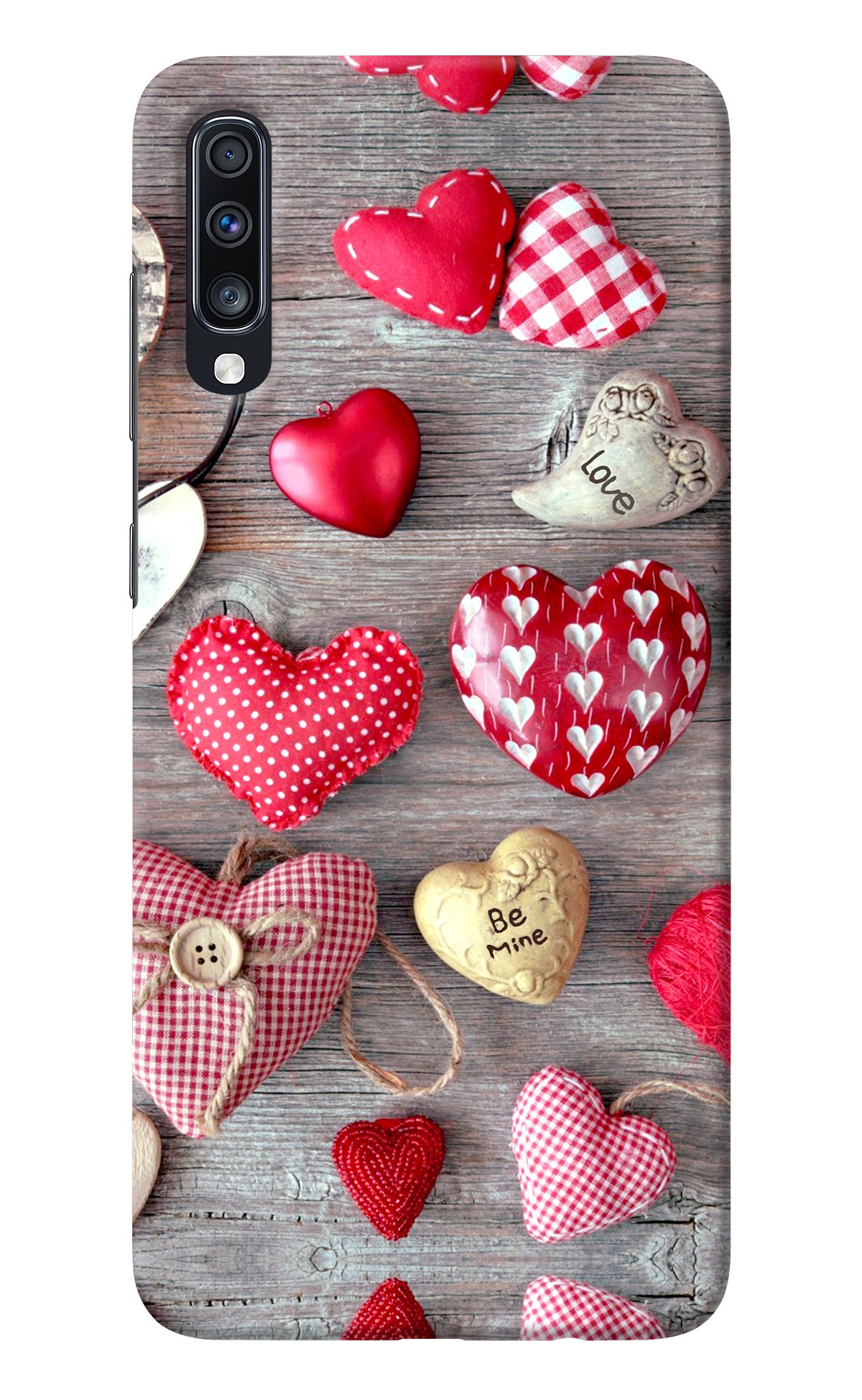 Love Wallpaper Samsung A70 Back Cover