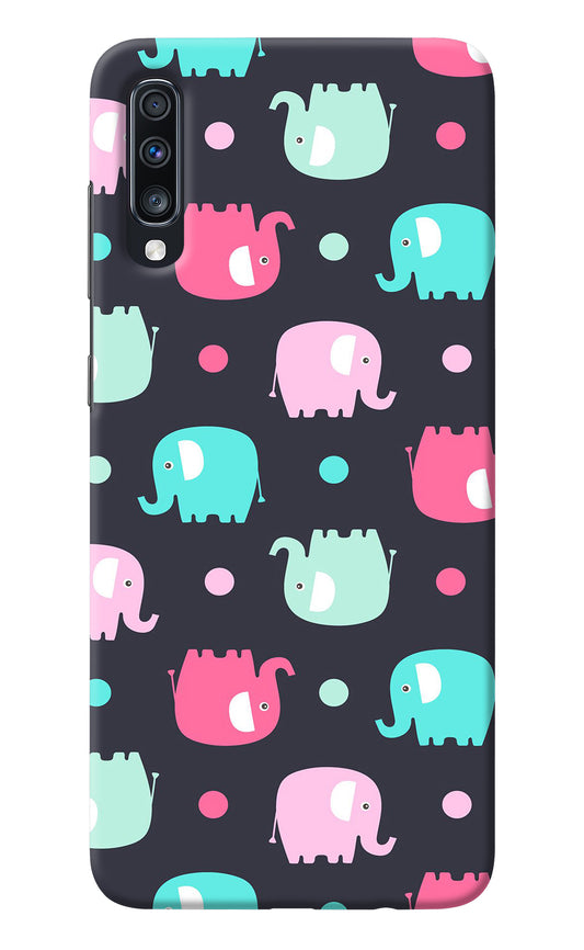 Elephants Samsung A70 Back Cover