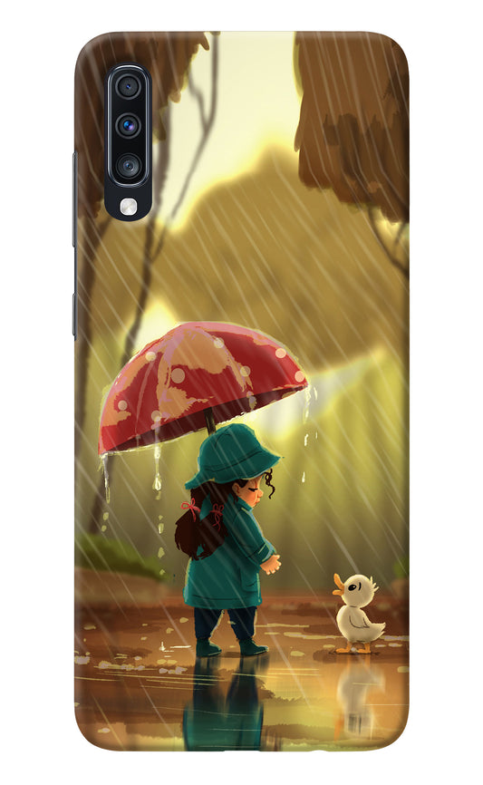 Rainy Day Samsung A70 Back Cover