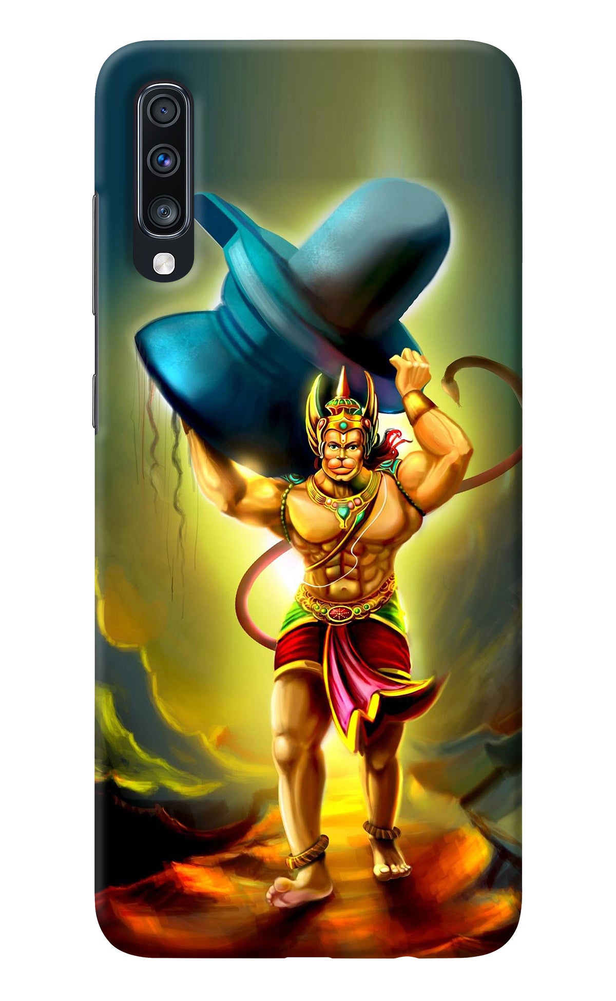 Lord Hanuman Samsung A70 Back Cover