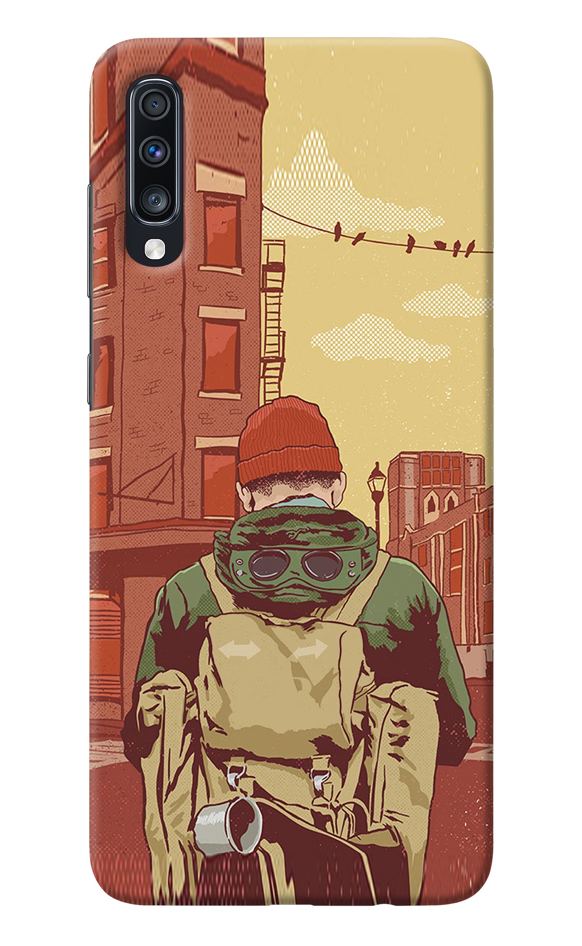 Adventurous Samsung A70 Back Cover