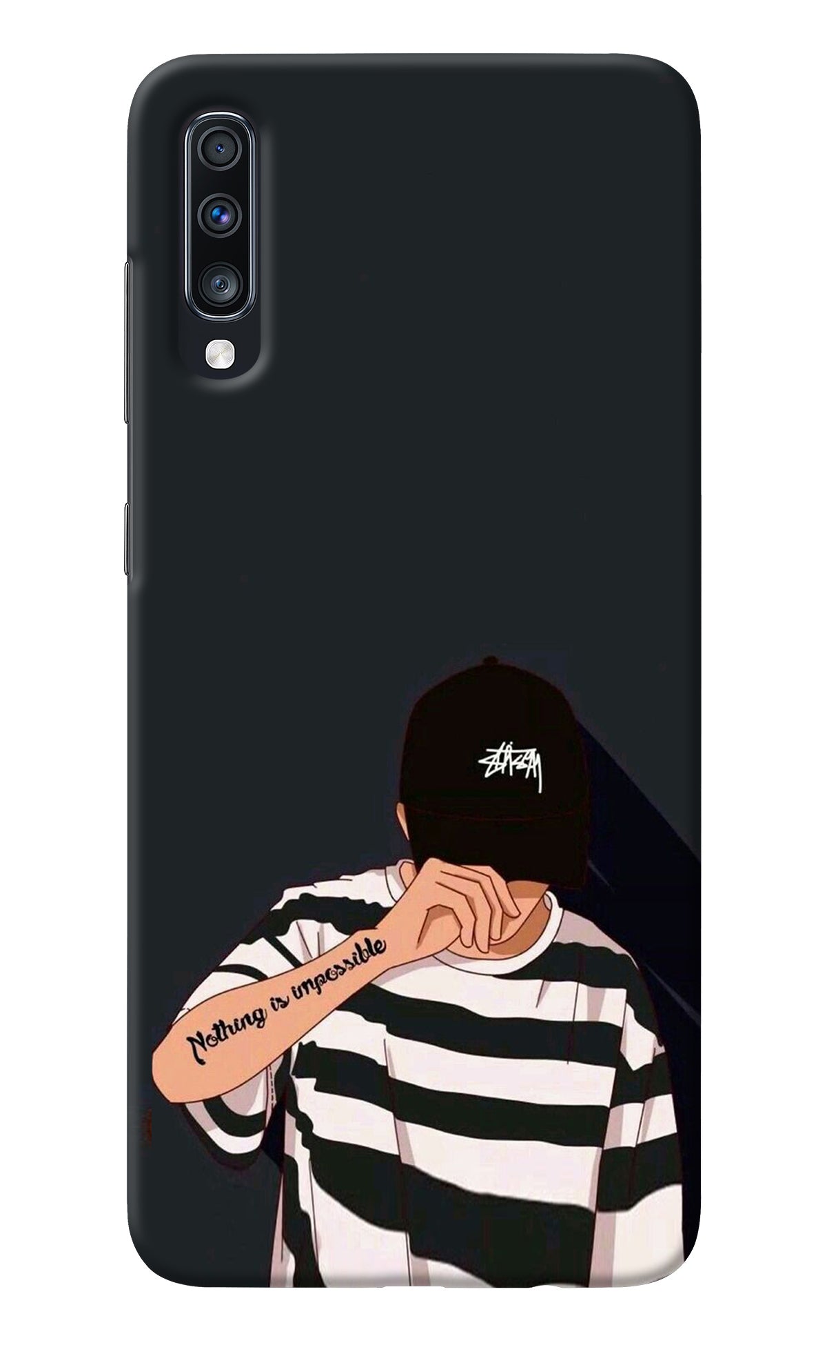 Aesthetic Boy Samsung A70 Back Cover