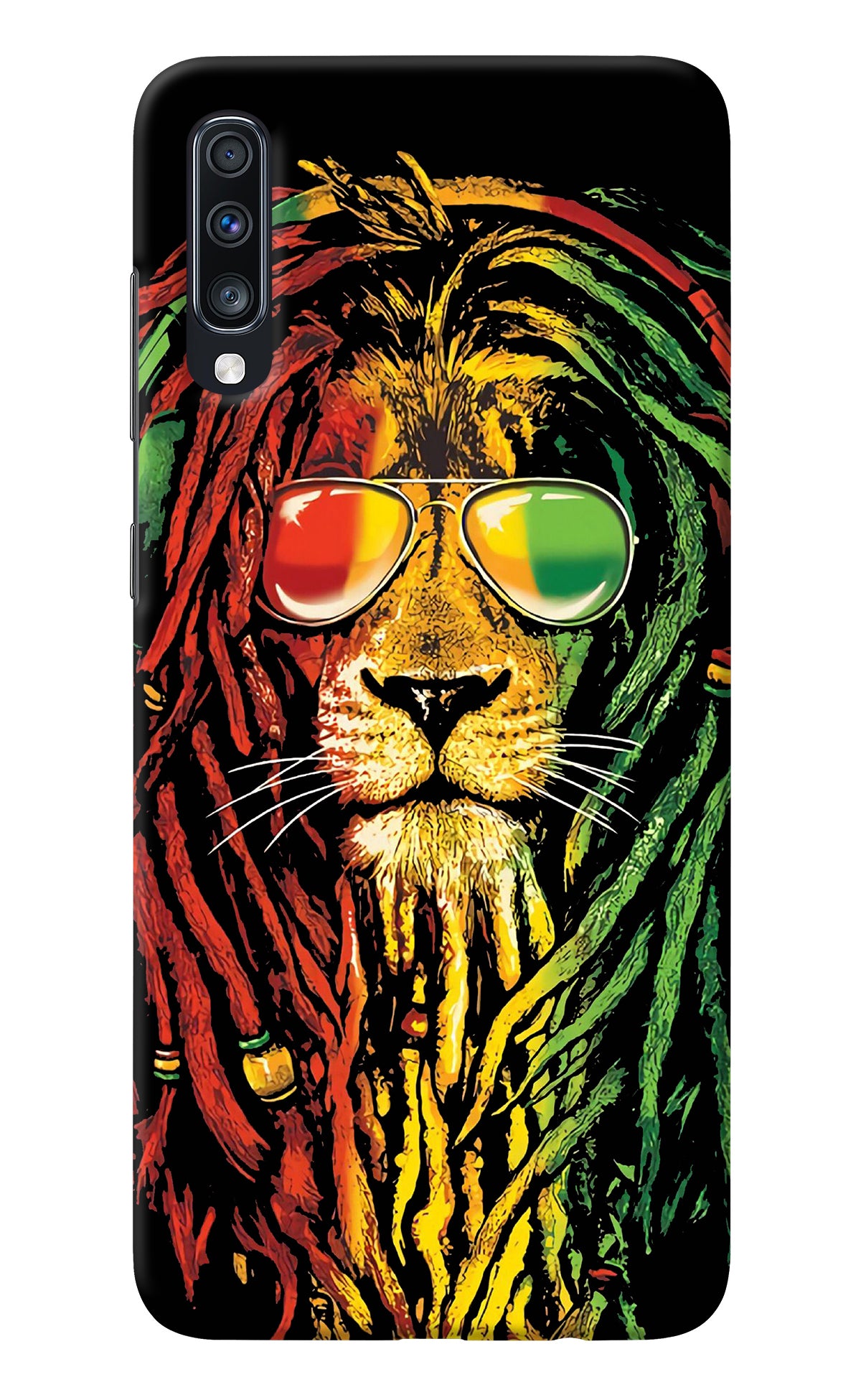 Rasta Lion Samsung A70 Back Cover