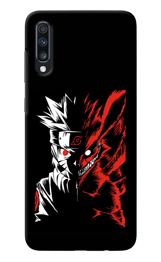 Naruto Two Face Samsung A70 Back Cover