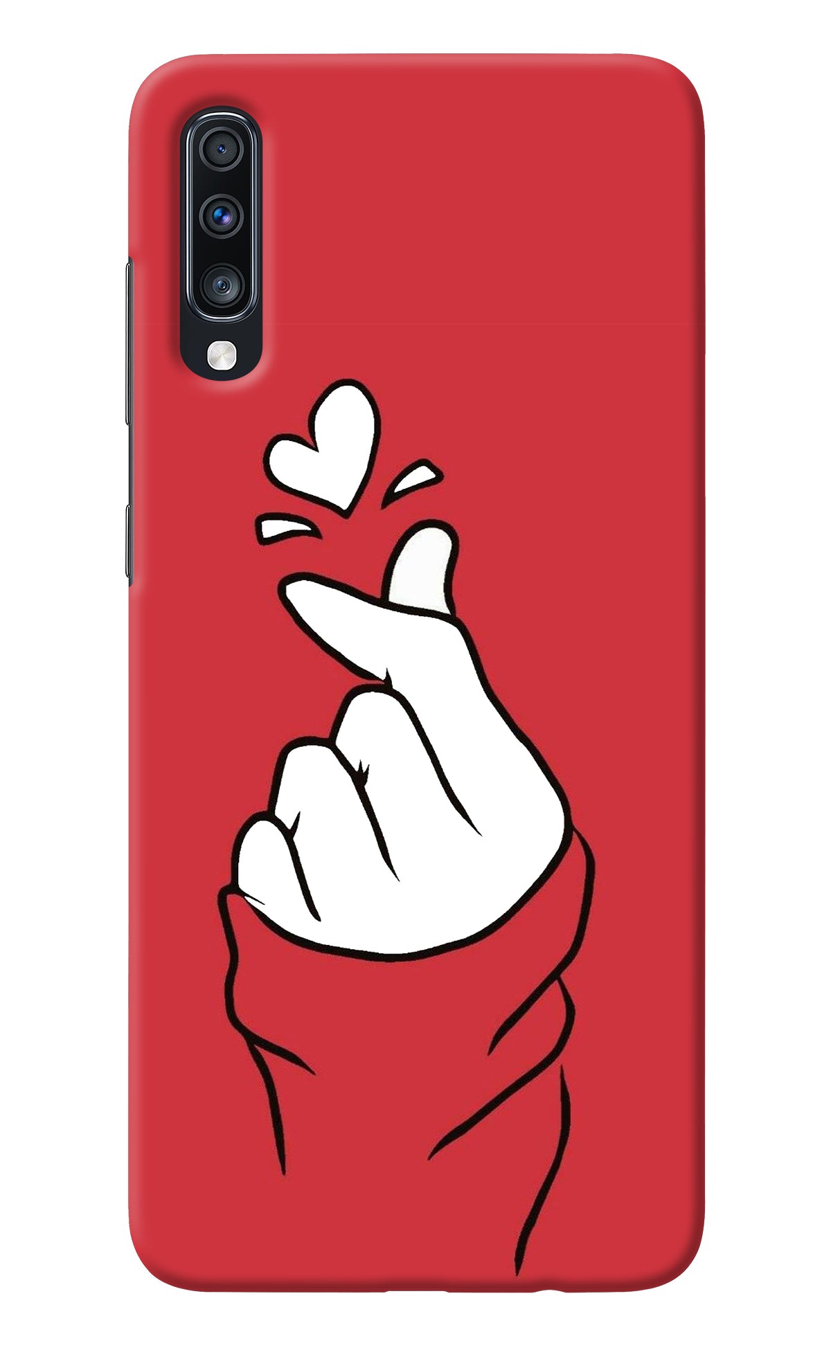 Korean Love Sign Samsung A70 Back Cover