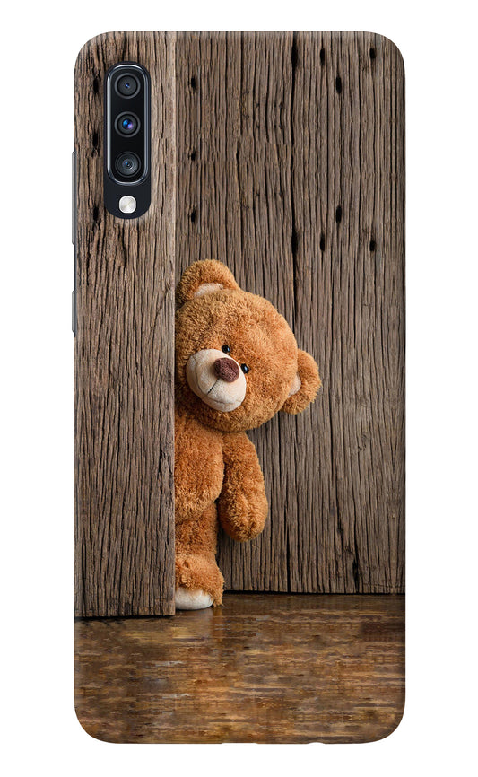 Teddy Wooden Samsung A70 Back Cover