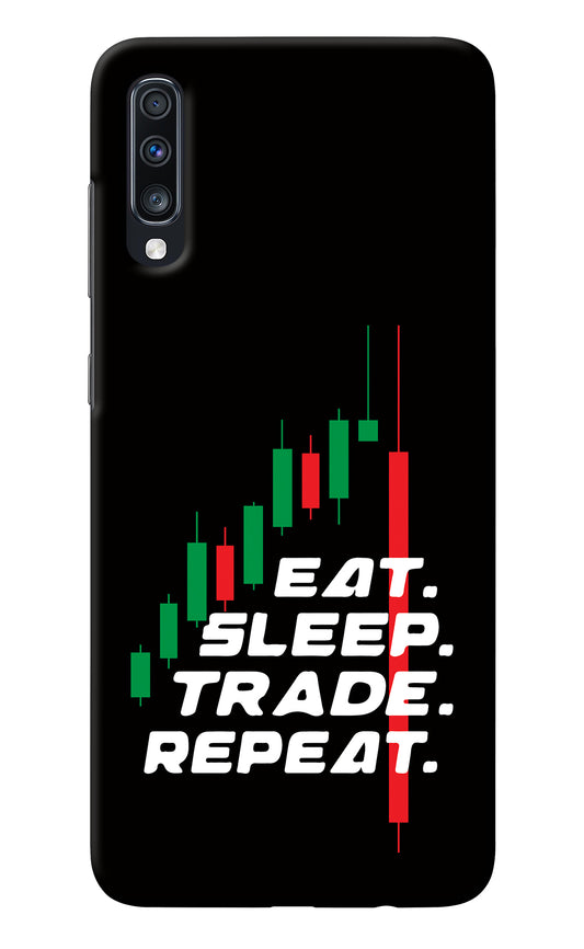 Eat Sleep Trade Repeat Samsung A70 Back Cover