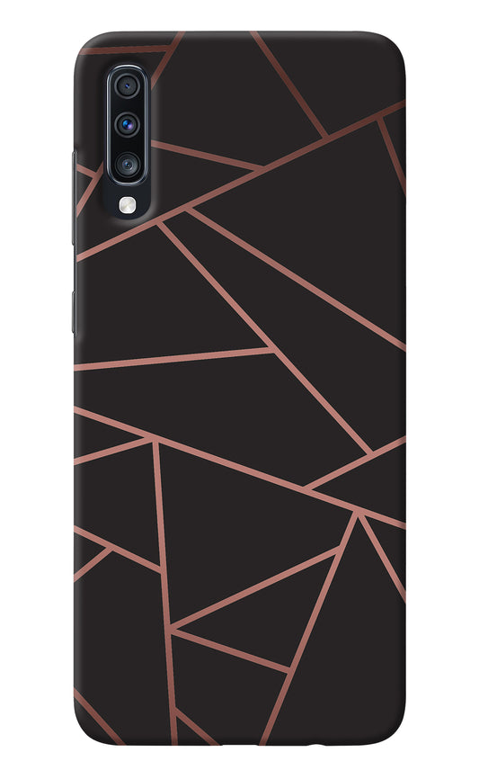 Geometric Pattern Samsung A70 Back Cover