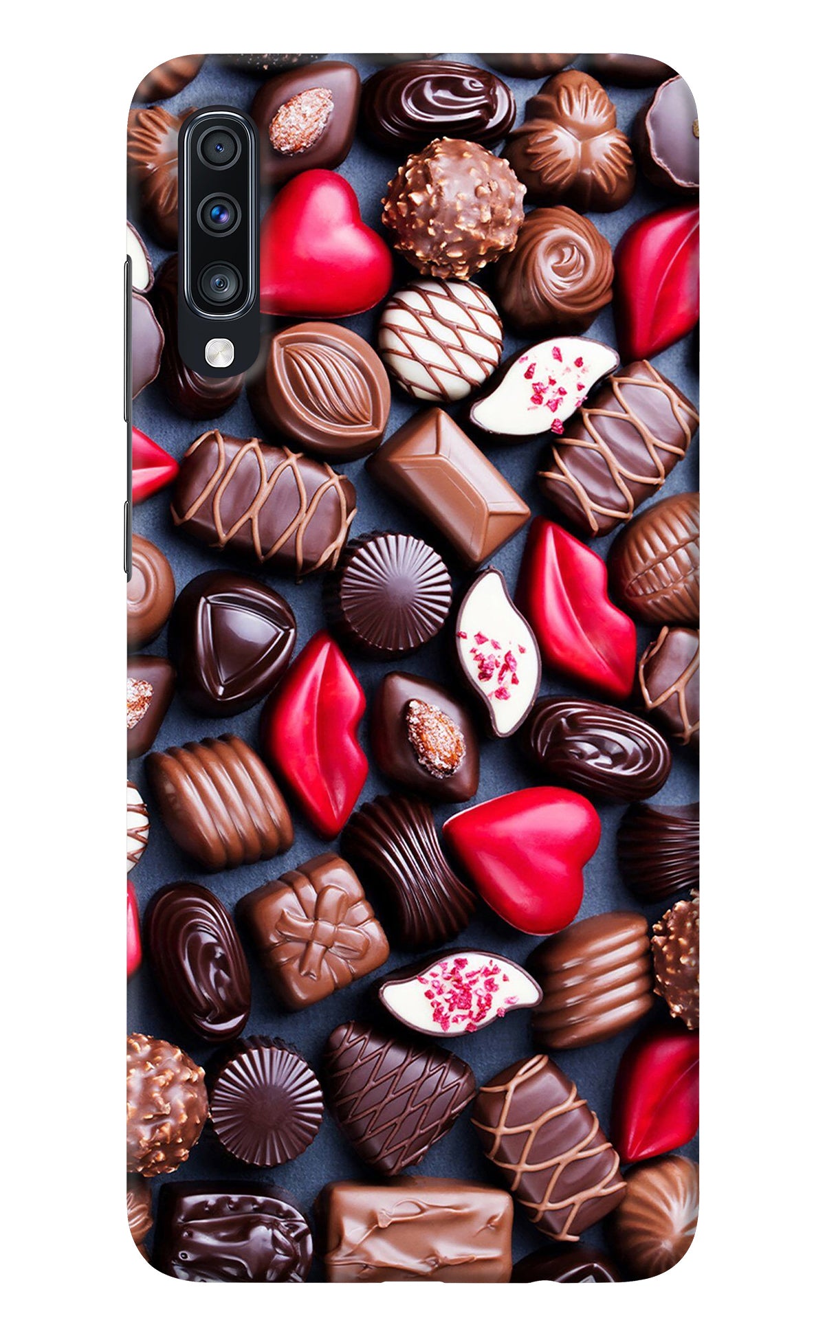 Chocolates Samsung A70 Back Cover