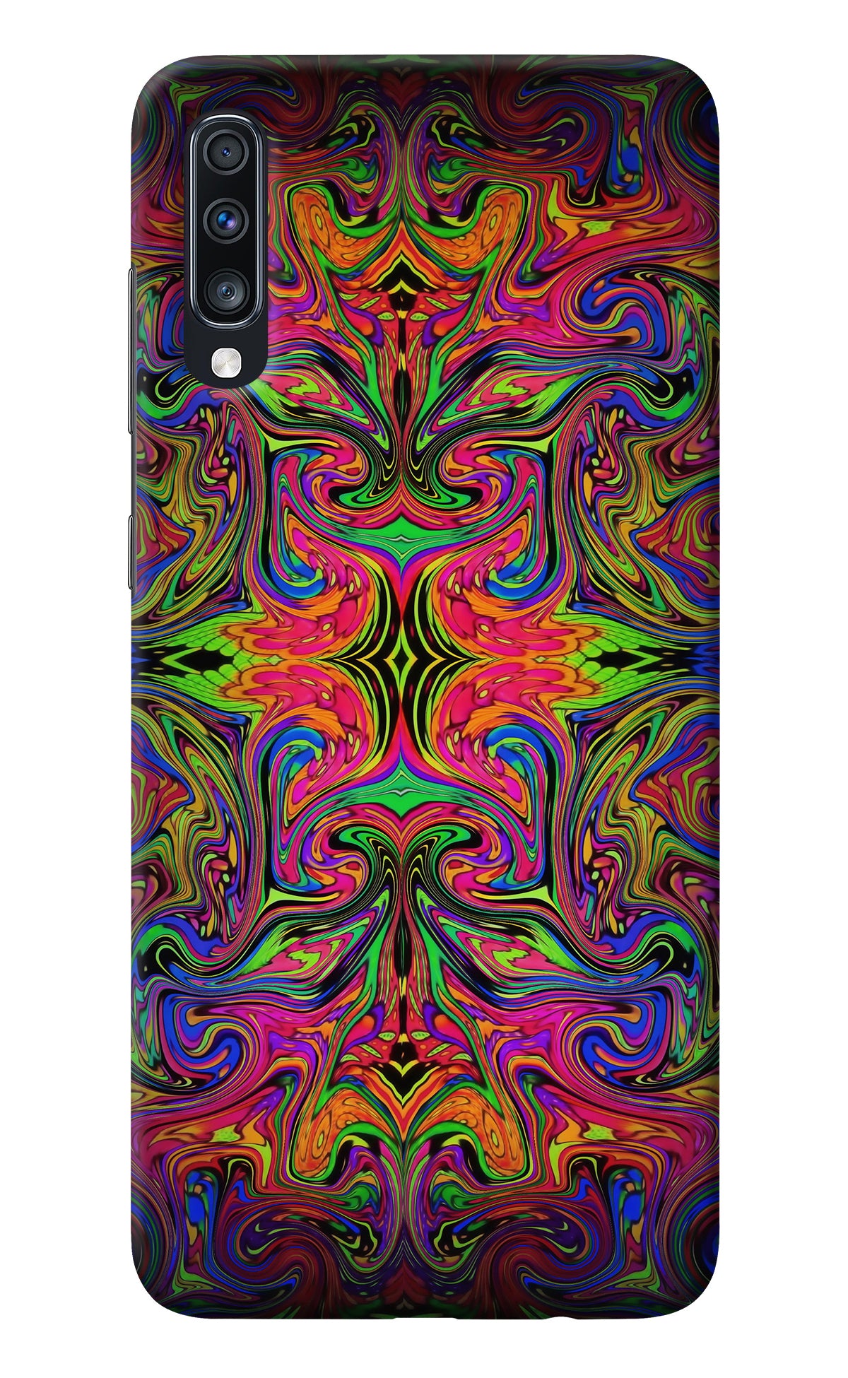 Psychedelic Art Samsung A70 Back Cover