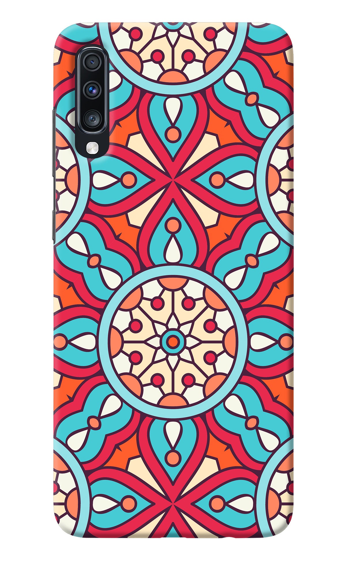 Mandala Geometric Samsung A70 Back Cover