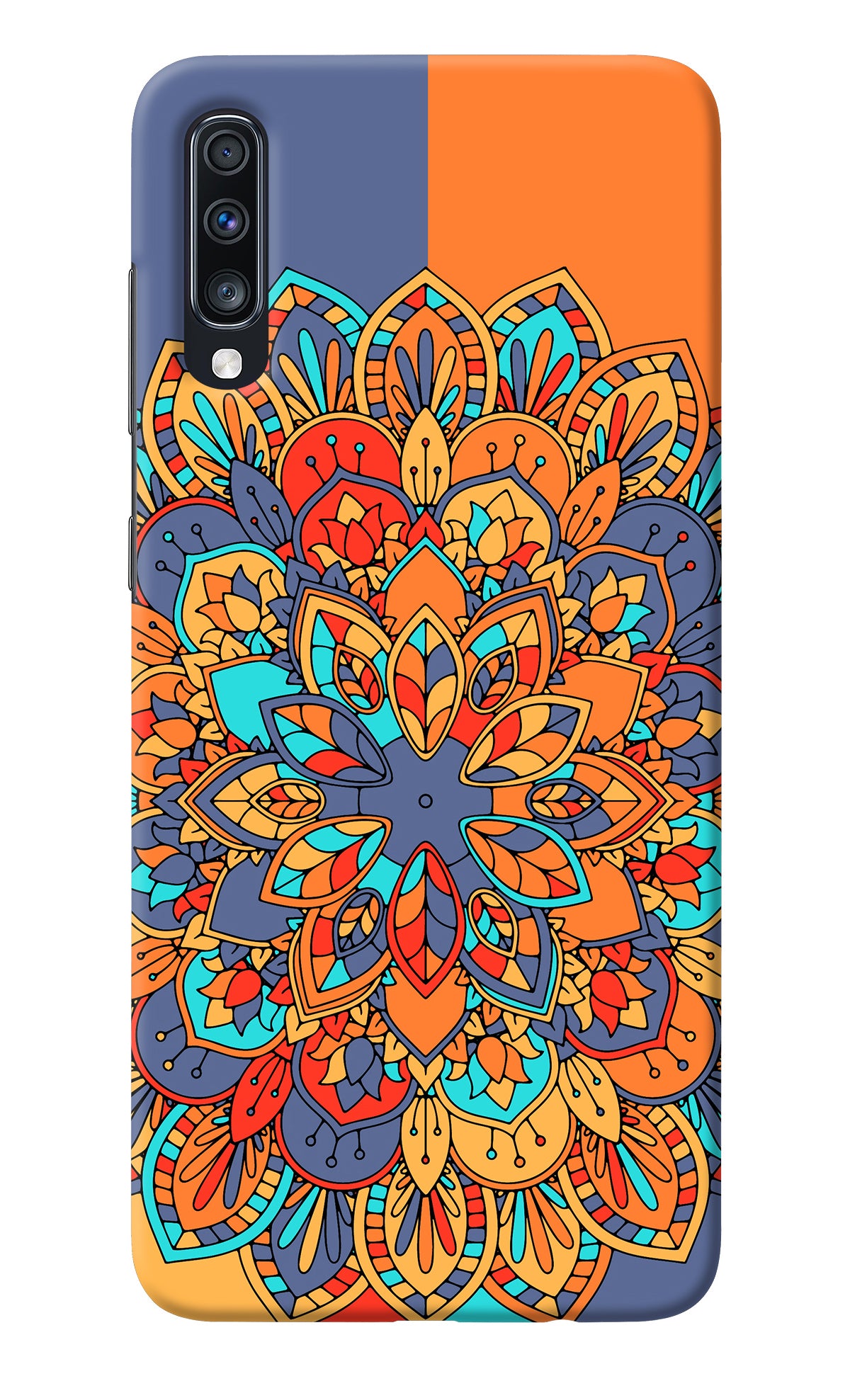 Color Mandala Samsung A70 Back Cover