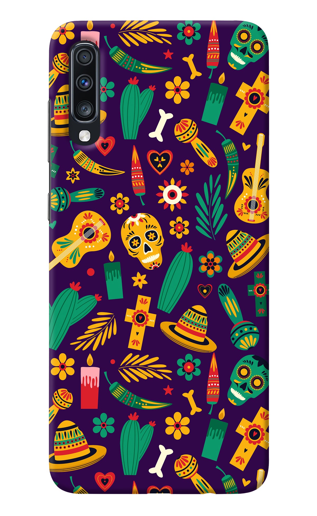 Mexican Artwork Samsung A70 Back Cover