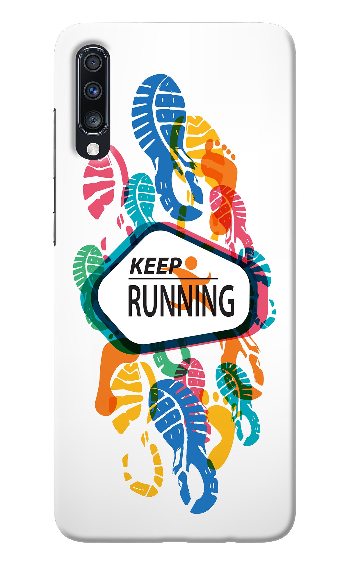 Keep Running Samsung A70 Back Cover