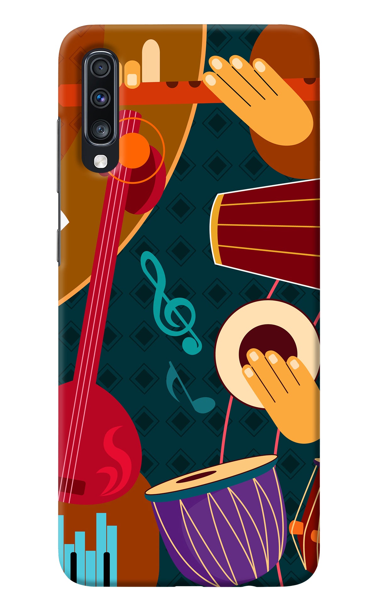 Music Instrument Samsung A70 Back Cover