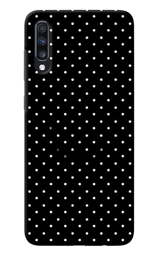 White Dots Samsung A70 Pop Case