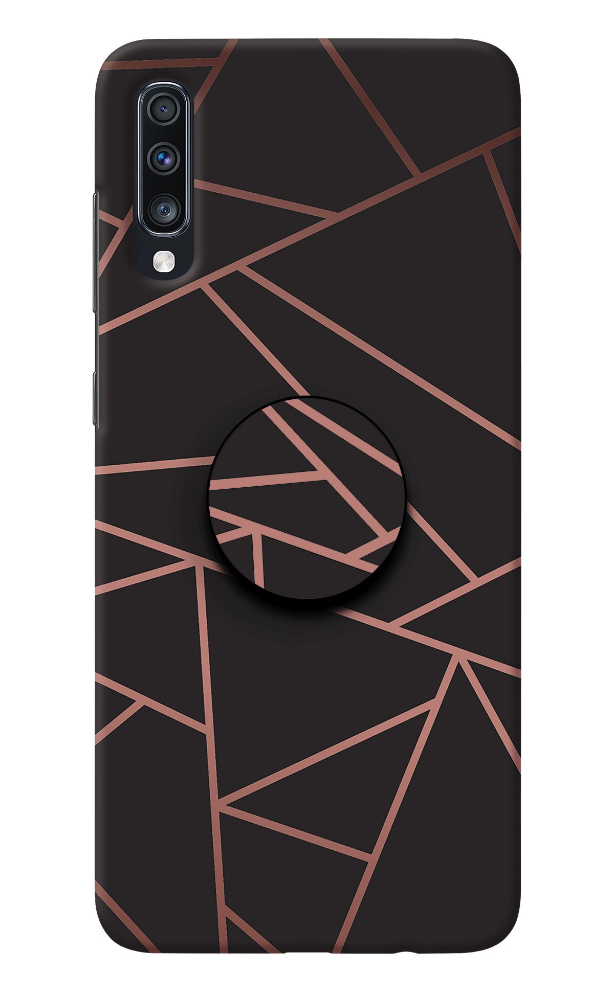 Geometric Pattern Samsung A70 Pop Case