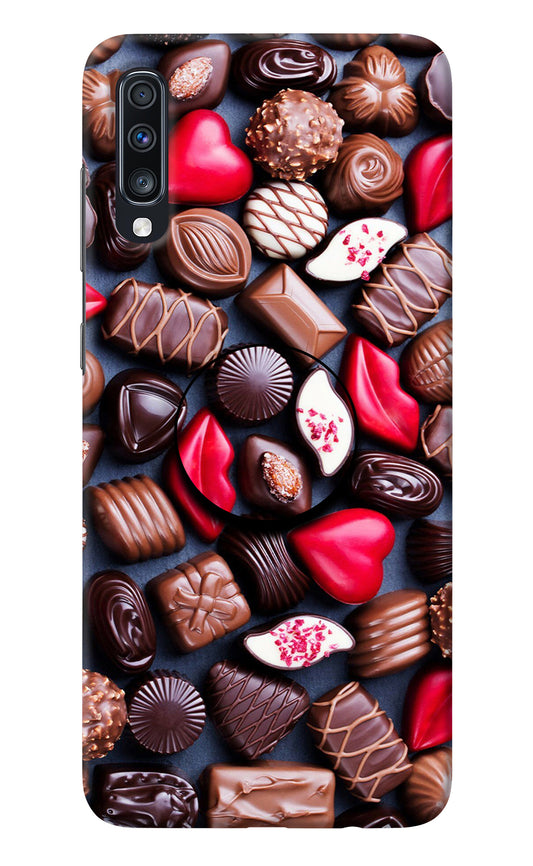 Chocolates Samsung A70 Pop Case