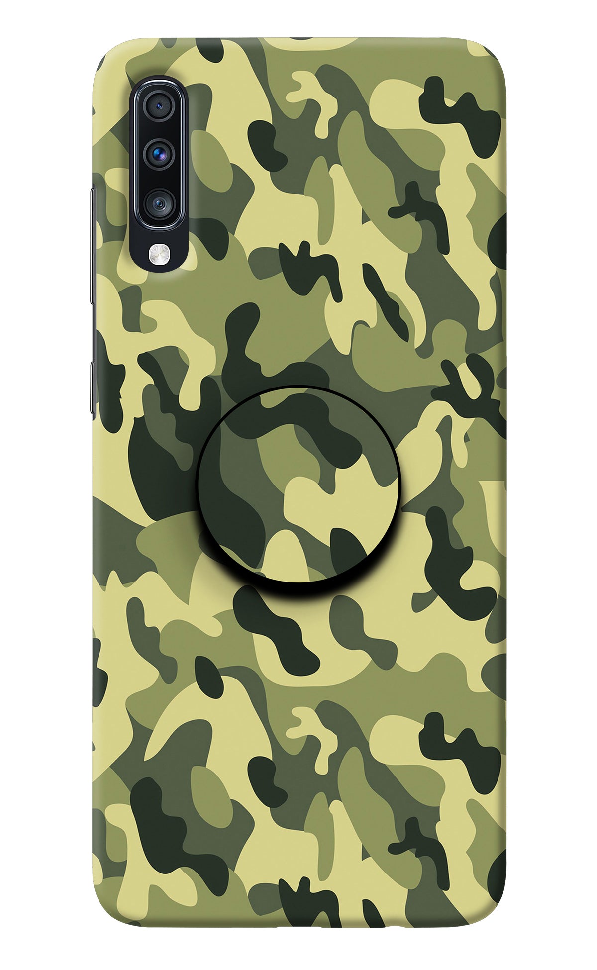 Camouflage Samsung A70 Pop Case