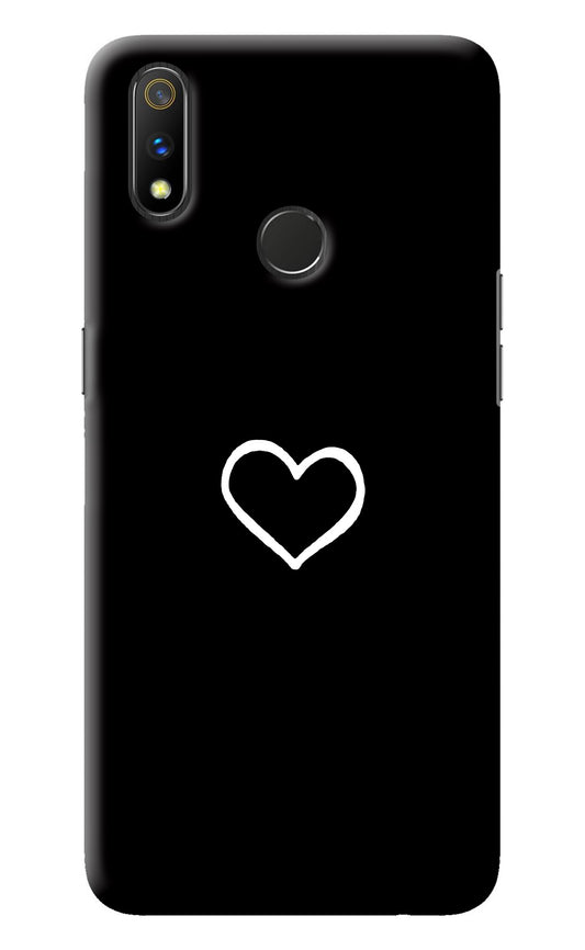 Heart Realme 3 Pro Back Cover