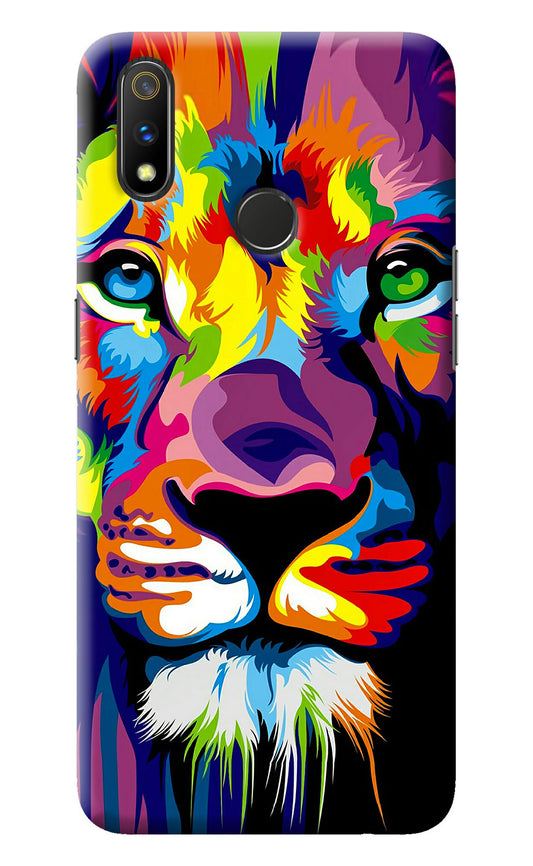 Lion Realme 3 Pro Back Cover