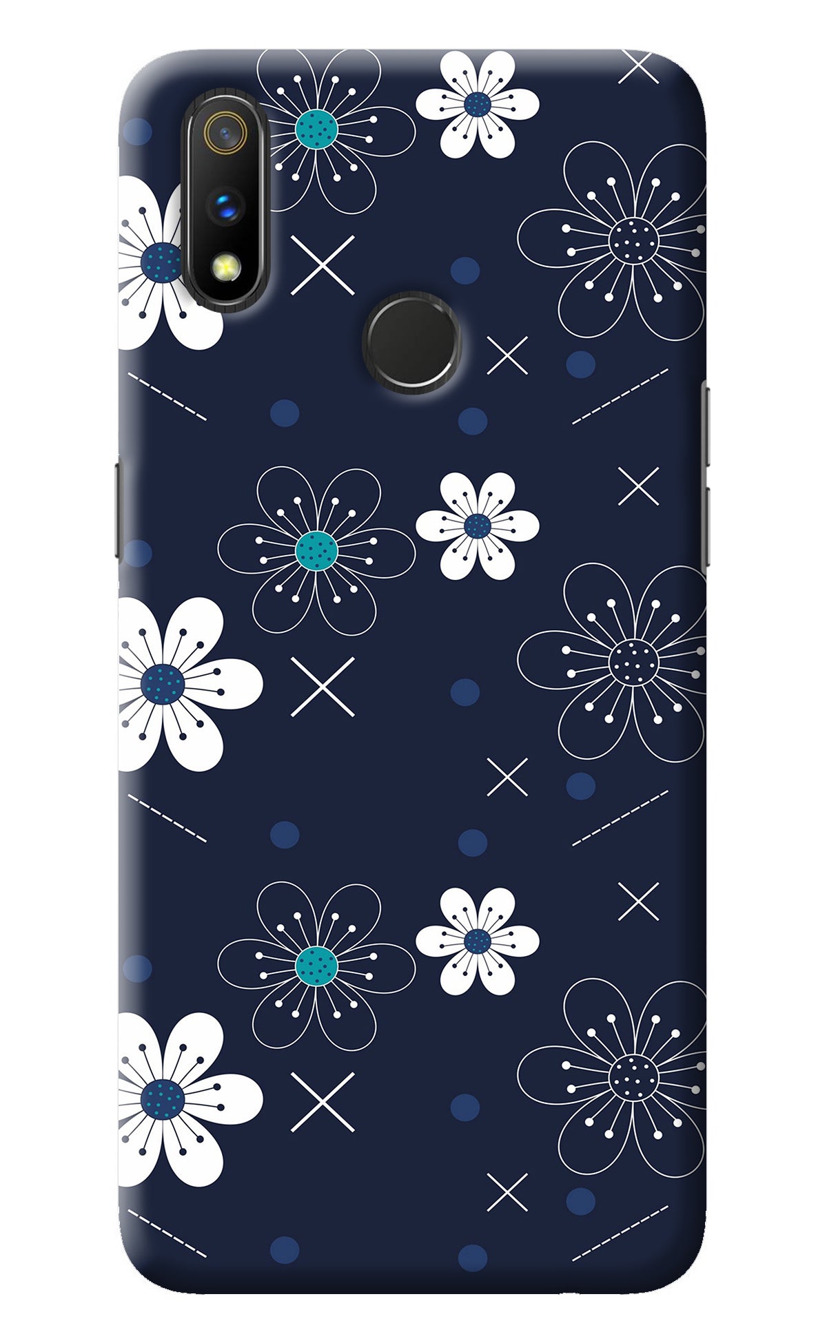 Flowers Realme 3 Pro Back Cover