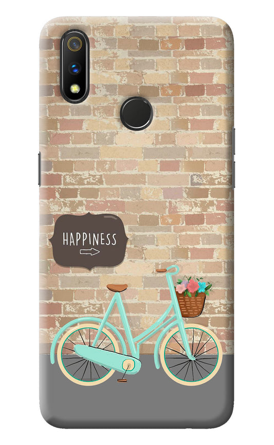 Happiness Artwork Realme 3 Pro Back Cover