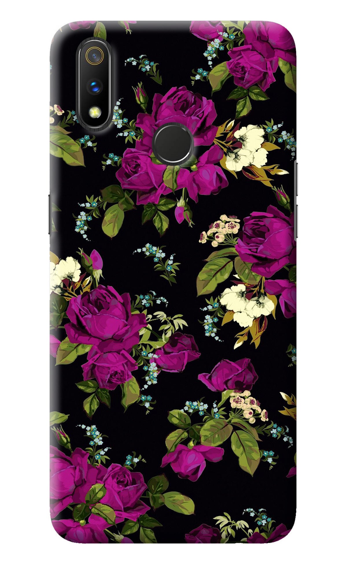 Flowers Realme 3 Pro Back Cover