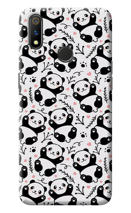 Cute Panda Realme 3 Pro Back Cover