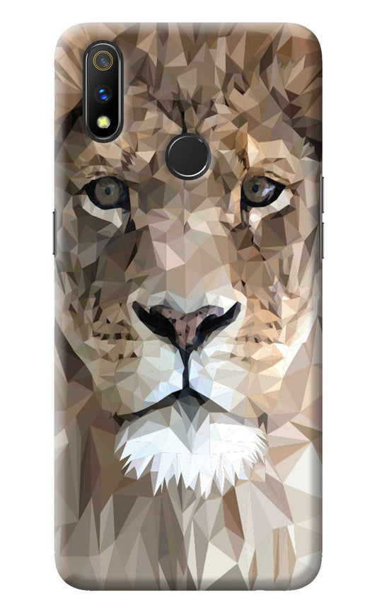 Lion Art Realme 3 Pro Back Cover