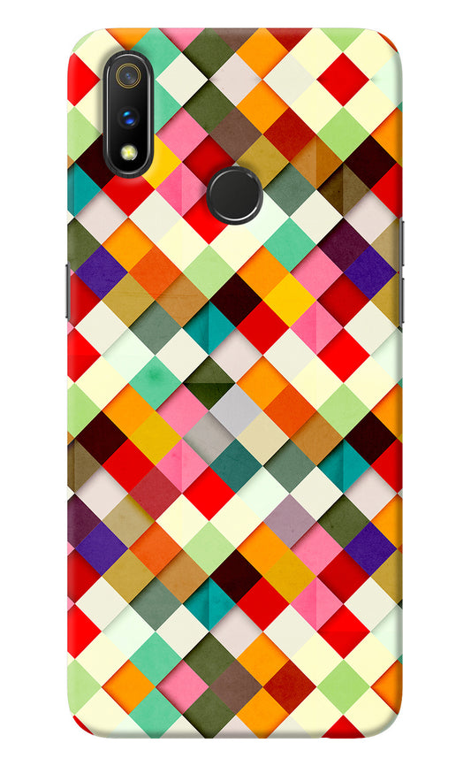 Geometric Abstract Colorful Realme 3 Pro Back Cover
