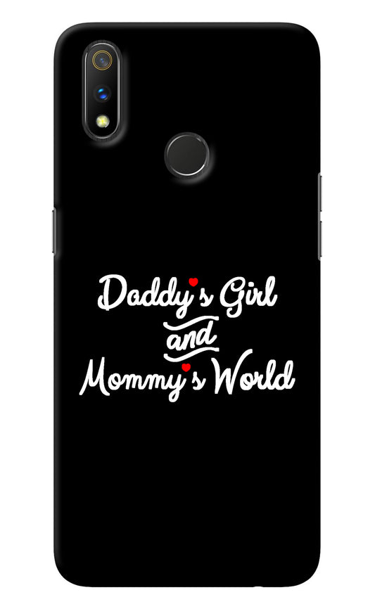 Daddy's Girl and Mommy's World Realme 3 Pro Back Cover