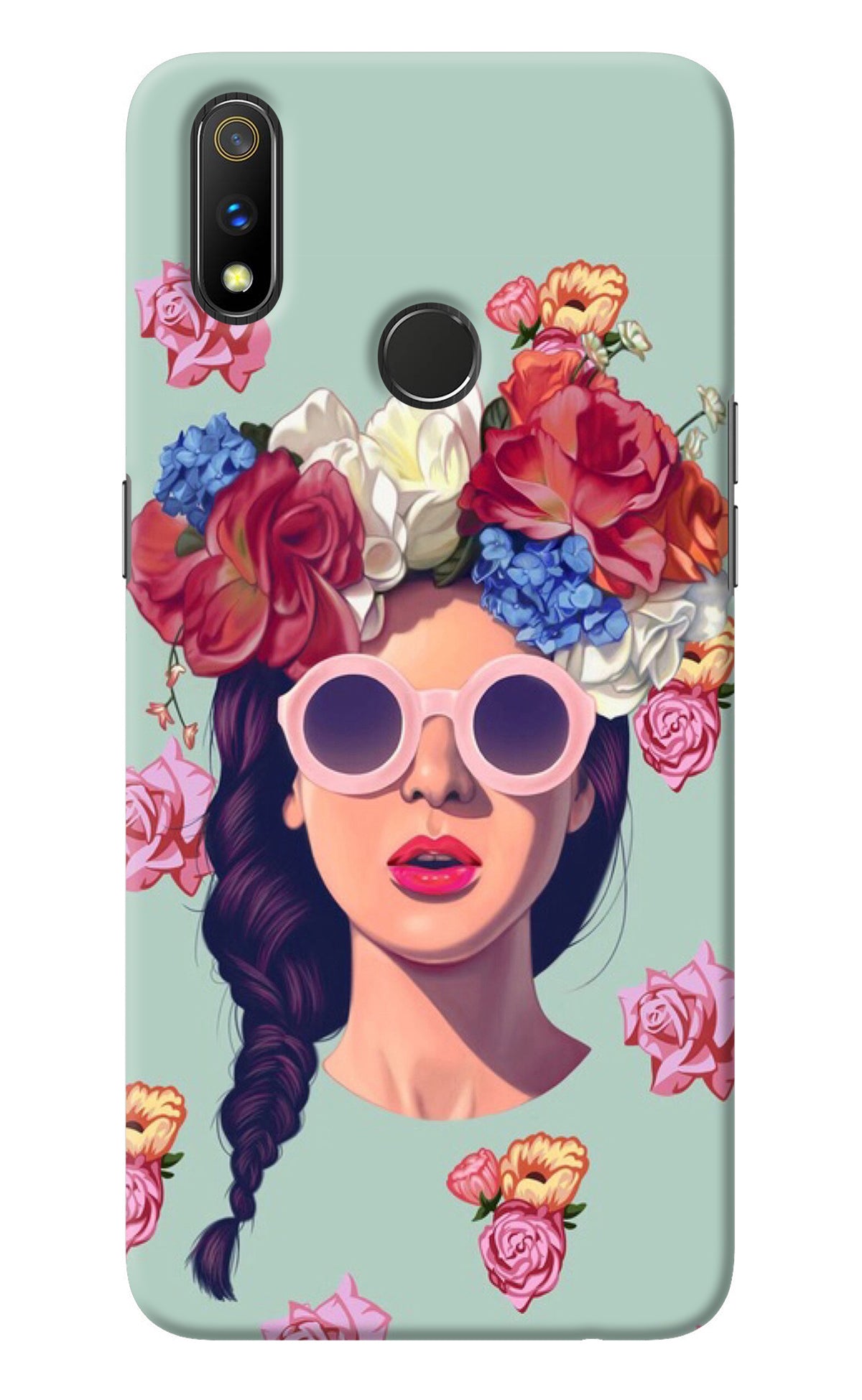 Pretty Girl Realme 3 Pro Back Cover