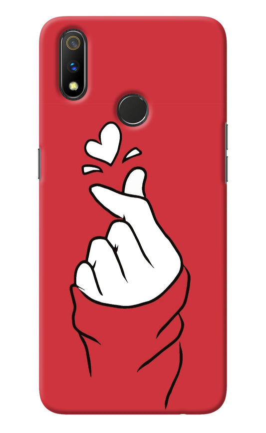 Korean Love Sign Realme 3 Pro Back Cover