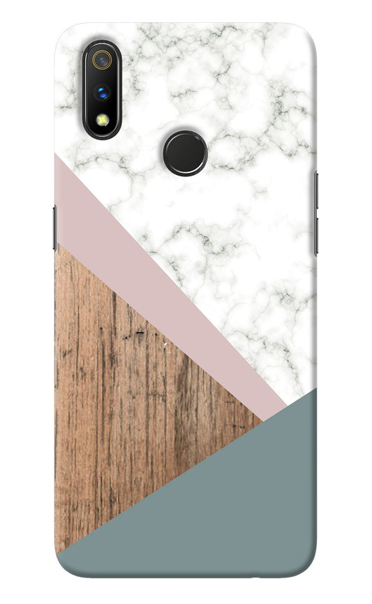 Marble wood Abstract Realme 3 Pro Back Cover