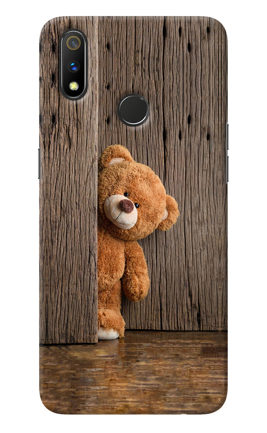 Teddy Wooden Realme 3 Pro Back Cover